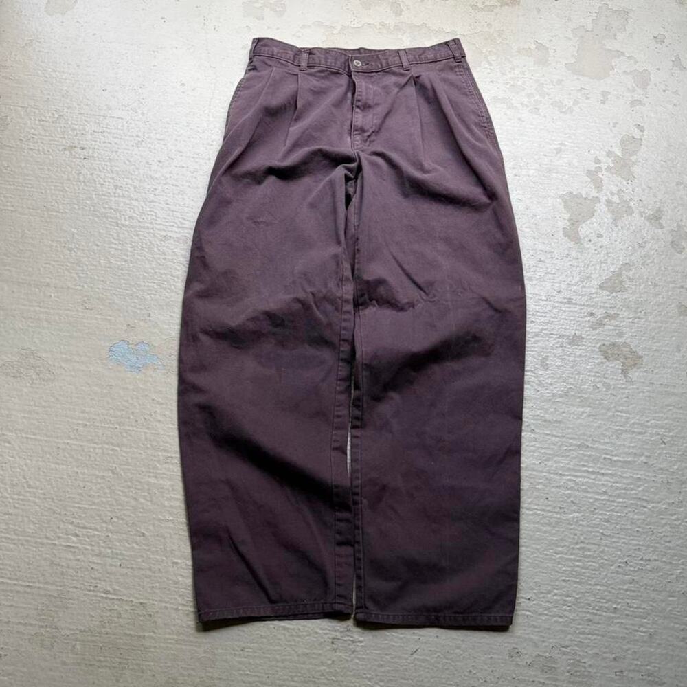 Vintage Chino Pleated Dockers Brown Men's 29x28 Pants